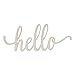 Hello Wood Sign Home Décor Wall Art Unfinished 30.5x12.7x0.4cm - 12x4.9 Inch