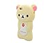 Morton Fashion rilakkuma soft Case Cover Skin For iphone5 beige