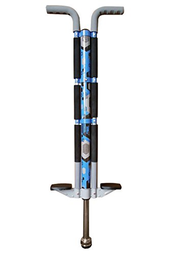 Think Gizmos Pogo Stick For Riders 80lbs To 160lbs - Aero Legend Pogo Stick For Boys & Girls (& Light Adults) - Quality Solid Construction By ThinkGizmos (Blue & Black)