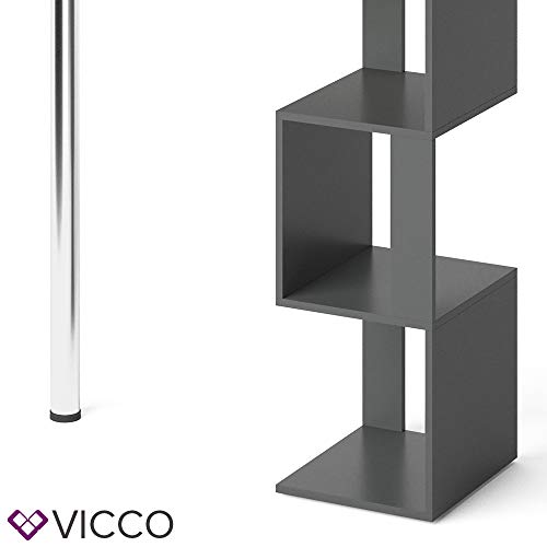VICCO Bartisch Vincent Anthrazit-Goldkraft Bartresen Stehtisch Tresentisch Bistrotisch Bar – Bild 7