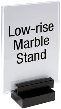 Affordable Marble Sign Holder - Table Signage Display For Classrooms, Meetings
