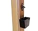 Wall Mounted Bottle Opener Black Nickle Plated and Black Painted Stainless Steel Wall Mount Bottle Cap Catcher with Screws for Opener Both Beer and Soda Set