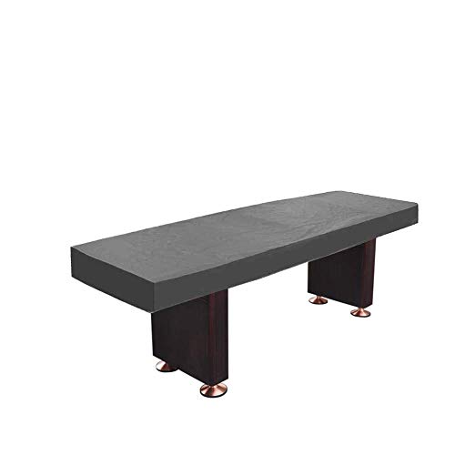 9-feet Shuffleboard Table Cover, Game Table Covers for Shuffleboard Table, Waterproof 420D Oxford Cloth Cover, Shuffleboard Accessories (Grey)