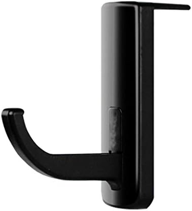 LINGERY Universal Headphone Headset Hanger Wall Hook Holder PC Monitor Earphone Stand Rack for Home and Office (Black)