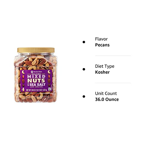 Member's Mark Deluxe Roasted Mixed Nuts With Sea Salt (34 Oz.) Pricepulse
