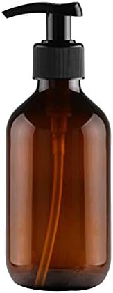 Namgiy Clear Empty Bottle Dispenser Lotion Bottle Soap Liquid Shampoo Container Refillable Gel Shower Plastic 300ML