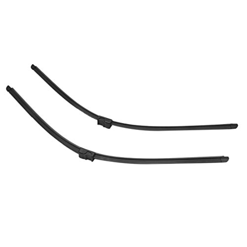 Uxcell Pair 28 Inch Rubber Window Windshield Bracketless Wiper