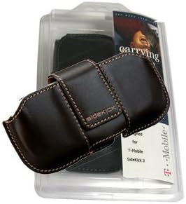 Danger Sidekick II III iD Horizontal Side Napa Case Expresso Brown T-Mobile Retailed