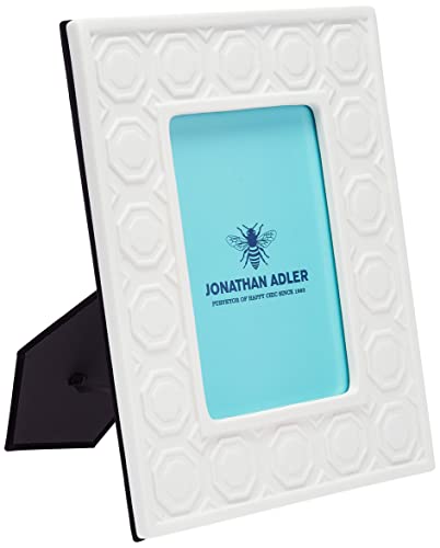 Jonathan Adler Charade Moulding Picture Frame, White