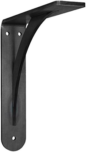 Brunswick Designer Countertop Support Bracket - Federal Brace - Proudly Made in America (16", Unfinished)