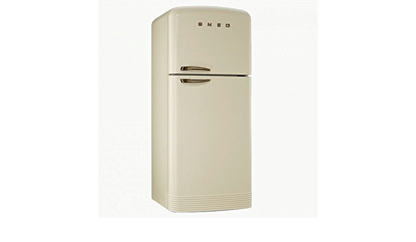 SMEG - Frigorífico, diseño retro, color beige y crema ...