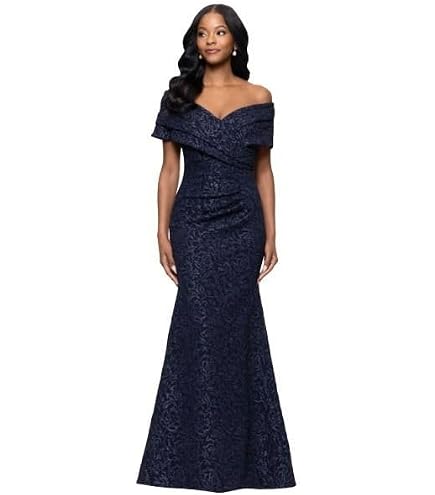 betsy and adam off shoulder dress & Womens Off-The-Shoulder Ruffled Party Black 22W : Clothing, Shoes & Jewelry color:Lilac graduation dress ideas Reformation, this dress is fully style_metallic