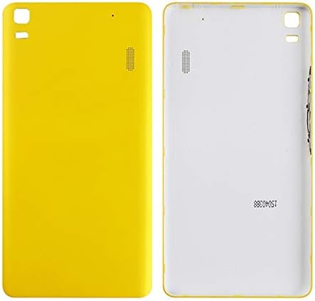 (#6) Battery Back Cover for compatible with : Lenovo A7000 (Yellow)