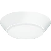 Lithonia Lighting Versi Lite LED Flush Mount Ceiling Light, 3-In-1 Switchable White Light, Dimmable LED Lights for Bedroom, B