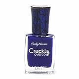 Sally Hansen Crackle Overcoat Nail Polish, Distressed Denim, 0.4 Fluid Ounce