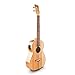 Caramel CB103 30 Inch High Gloss Zebra Wood Baritone LCD Color Display Electric Ukulele With Truss Rod