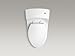 KOHLER San Souci Touchless Comfort Height 1-piece 1.28 GPF Elongated Toilet with AquaPiston Flushing Technology, White