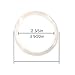 12 PCS Silicone Gasket Sealing Rings For Wide Mouth Mason Jar Plastic Storage Cap, Reusable Food-Grade Airtight Rubber Seal For Caning Jar Plastic Lids