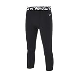 Devoropa Youth Boys Compression Pants 3/4 Length Sports Tights Leggings Soccer Basketball Base Layer