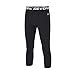 Devoropa Youth Boys Compression Pants 3/4 Length Sports Tights Leggings Soccer Basketball Base Layer