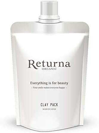 リターナオーガニック 泥 洗顔 フォーム 130g クレイ 毛穴 洗浄 黒ずみ 汚れ 落とす 7つの無添加 セラミド5種 ヒアルロン酸4種 コラーゲン3種