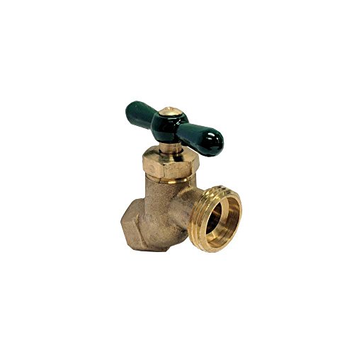 Libra Supply 1/2'', 1/2 inch, 1/2-inch Standard No-Kink Female Hose Bibb, FIP x GHT, (Pack of 10 pcs, click in for more size options), Commercial Grade