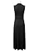 DRESSIS Women's Sleeveless V Neck Ruched Waist Maxi Dress S to 3XL (10 Colors)