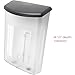 Deflecto 790901 Outdoor literature display box, clear with black lid, 10w x 4-1/2d x 13-1/8h