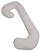 Leachco Snoogle® Original Total Body Pregnancy/Maternity Pillow with a Polycotton Sham-Style Removable Cover - Gray