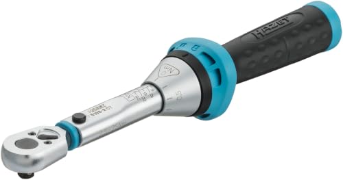 Hazet Torque Wrench 5110-3CT I Output: Square 10 mm (3/8 Inch) Tolerance: 3%, 30 Teeth (12 Degree Actuation Angle) I User-Friendly Reversible Ratchet for Car and Bicycle I 320 mm