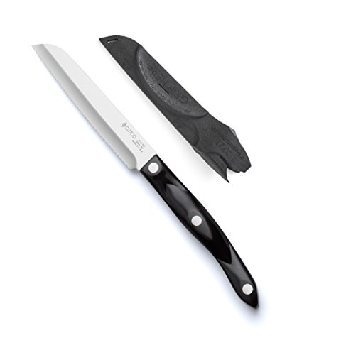 Cutco Knives With Micro Fiber Polishing Cloth. Santoku-Style Trimmer (3721) with Sheath Combo