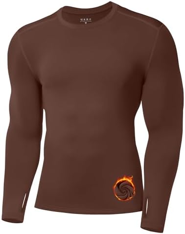 Amazon.com: 9M Mens Ultra Soft Thermal Shirt - Compression