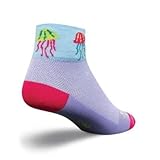 SockGuy Women's 2in Jellyfish Cycling/Running Socks