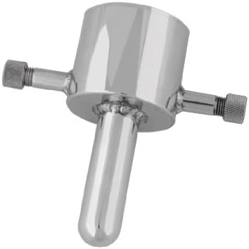 Branson 101-021-002 Stainless Steel Sealed Uncooled Atmosphere Chamber for Sonifier Cell Disruptor, 6-15ml Volume