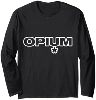 Amazon.com: Opium Text Streetwear Long Sleeve T-Shirt : Clothing