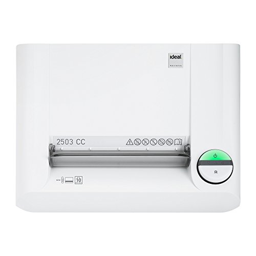 Ideal. 2503 Continuous Operation Cross Cut Centralized Office Paper/Credit Card Shredder, 8-10 sheet, 20 Gal Bin, 3/4 HP Motor, P-5 Security Level - Thumbnail 4