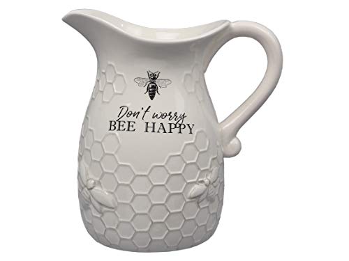 youngs Inc Ceramic Bee Water Pitcher, Multi youngs Inc Ceramic Bee Water Pitcher, Multi