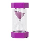 Purple 15 Minutes Sand Timer Security Fashion Hourglass