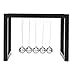 Newton's Cradle, 5 Pendulum Balls, Desk Toys Science Ornament Physics Energy Conservation Model, Learning Toy Fun Gadget Pendulum for Office and Home Decoration