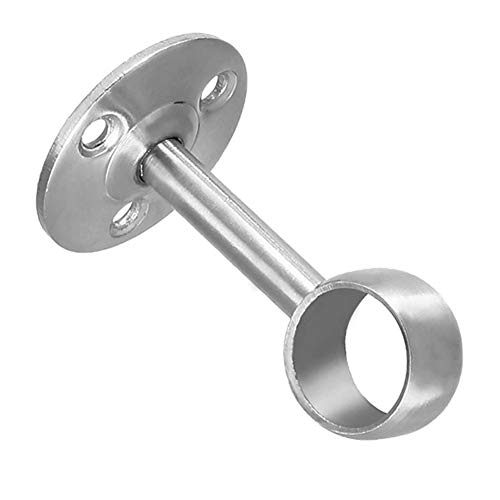 Btmb Stainless Steel Closet Curtain Clothes Pipe Rod Lever Support