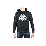 Kappa Taino Hooded 705322-19-4006, Mens, Caviar, M