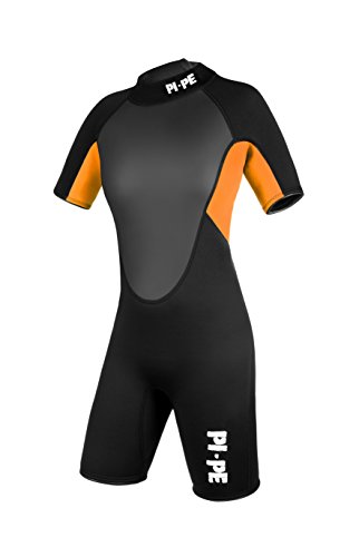 PI-PE Ladies Neopren Wetsuit Pro Spring S/S M Orange