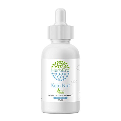 image for HerbEra Kola Nut A120 Alcohol Herbal Extract Tincture, Super-Concentra