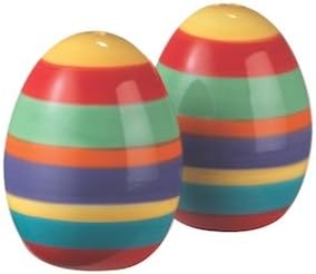Handpainted Striped Salt and Pepper Pot