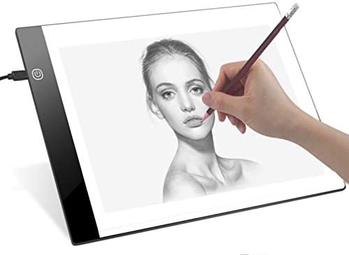 LED Light Box A4 Drawing Light Tracing for Art Ultra-Thin Light Table for Artists with 3 Brightness Adjustable Power by USB
