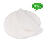 Parchment Paper Baking Circles, 8 inch Diameter Round Non-Stick Parchment Paper Liner for Baking Cakes, Cooking, Dutch Oven, Tortilla Press, Grill, Toaster, Pizza, Christmas Party (100 Pieces)