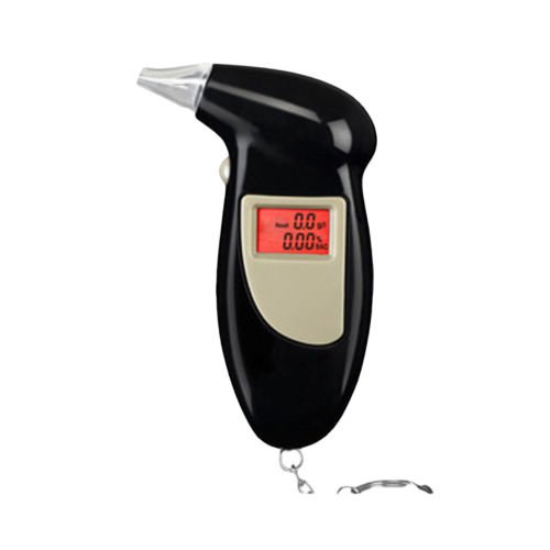 ETbotu LCD Digital Alcohol Breath Tester Quick Response Professional Backlit Display Black