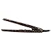 Bundle Monster Portable Mini Ceramic Flat Iron Travel Hair Straightener-COPPER LEAVES