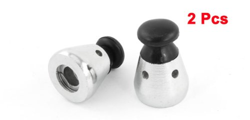 uxcell Pressure Cooker Relief Jigger Valve 1.5 Inch High 2Pcs Black