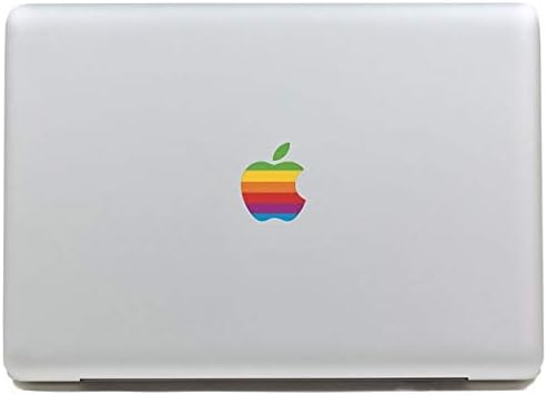 Apple Macbook laptop colorful rainbow colored Logo stickers skins price ...